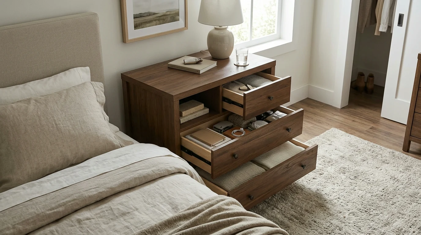 Best Nightstand for Lots of Storage: What to Look For